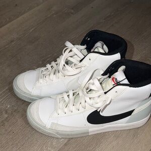 Nike Blazer white with grey/off white accents